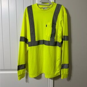 Neon Safety Yellow Reflective Shirt